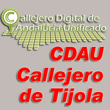 Imagen con el Logo para mostar el Callejero de Tíjola del CDAU.