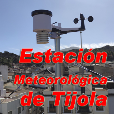 Imagen de la Estación Metereológica en Tíjola para el acceso a los datos actuales.