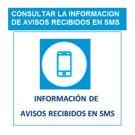 Icono para acceder al Servicio de Administración Tributaria para la Consulta de avisos recibidos por SMS